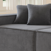 Tribeca 3 Seater Corduroy Sofa with Ottoman