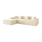 Tribeca 3 Seater Corduroy Sofa with Ottoman