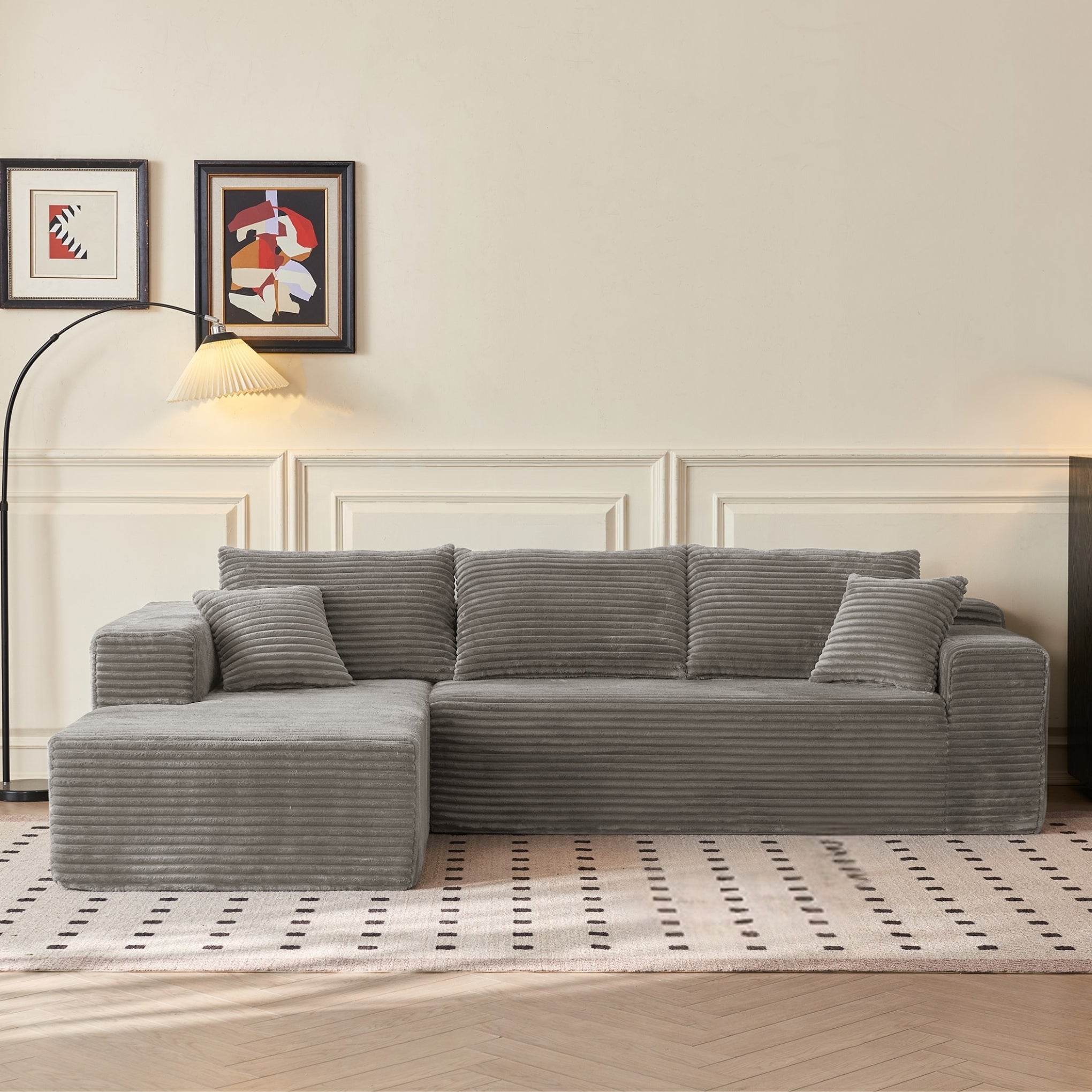 Bowery Sofa - Flannel