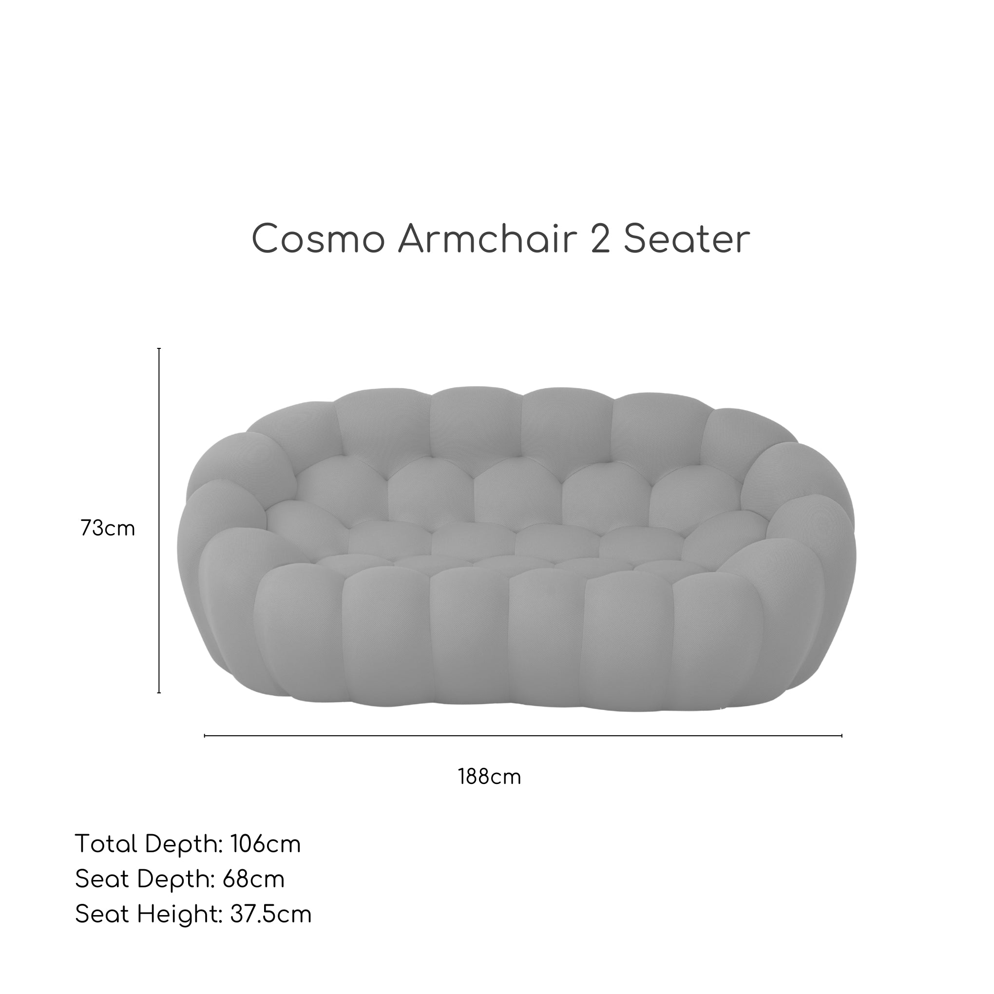 Cosmo Sofa 2 Seater
