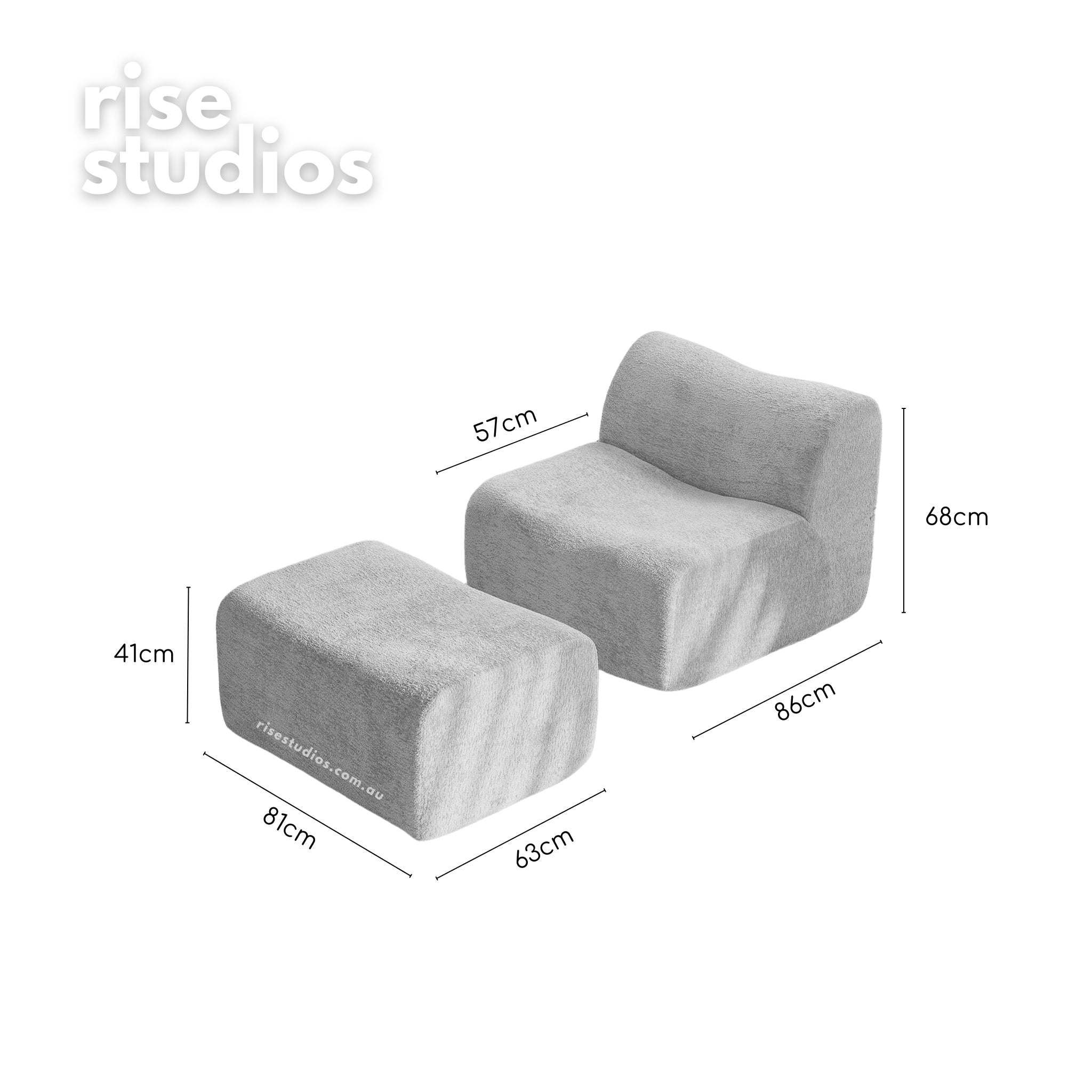 Nomad Lounge and Ottoman Set