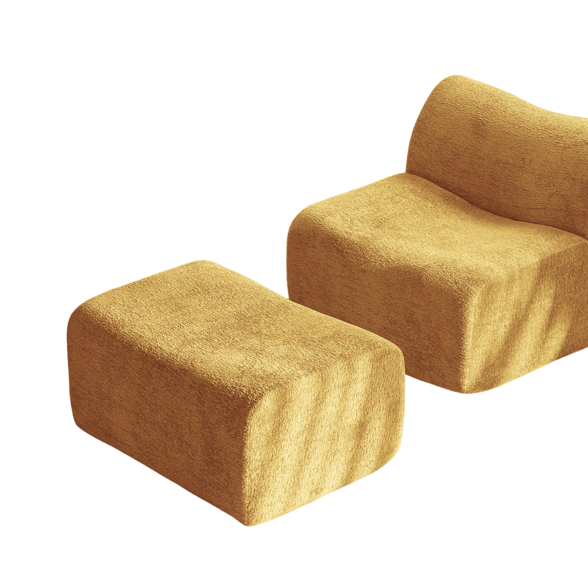 Nomad Lounge and Ottoman Set