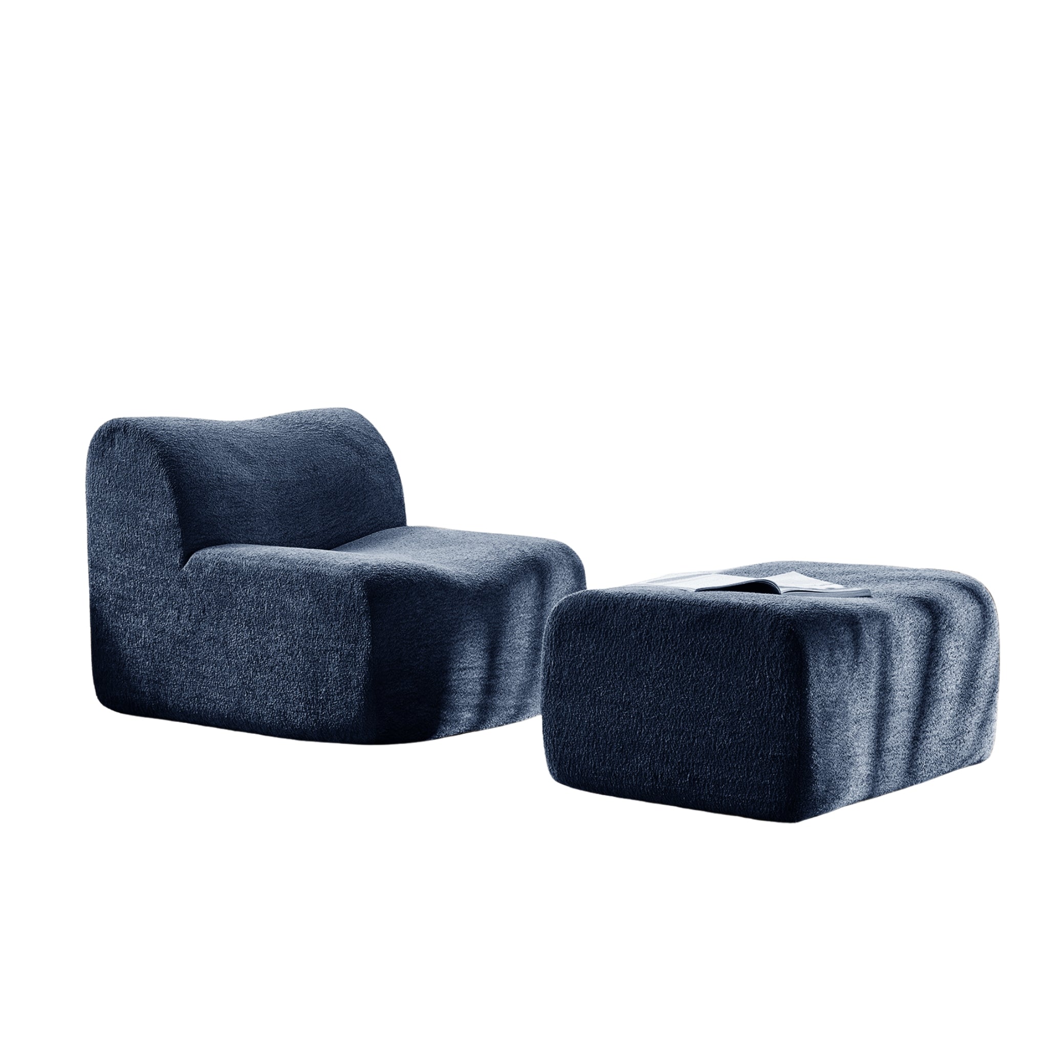 Nomad Lounge and Ottoman Set