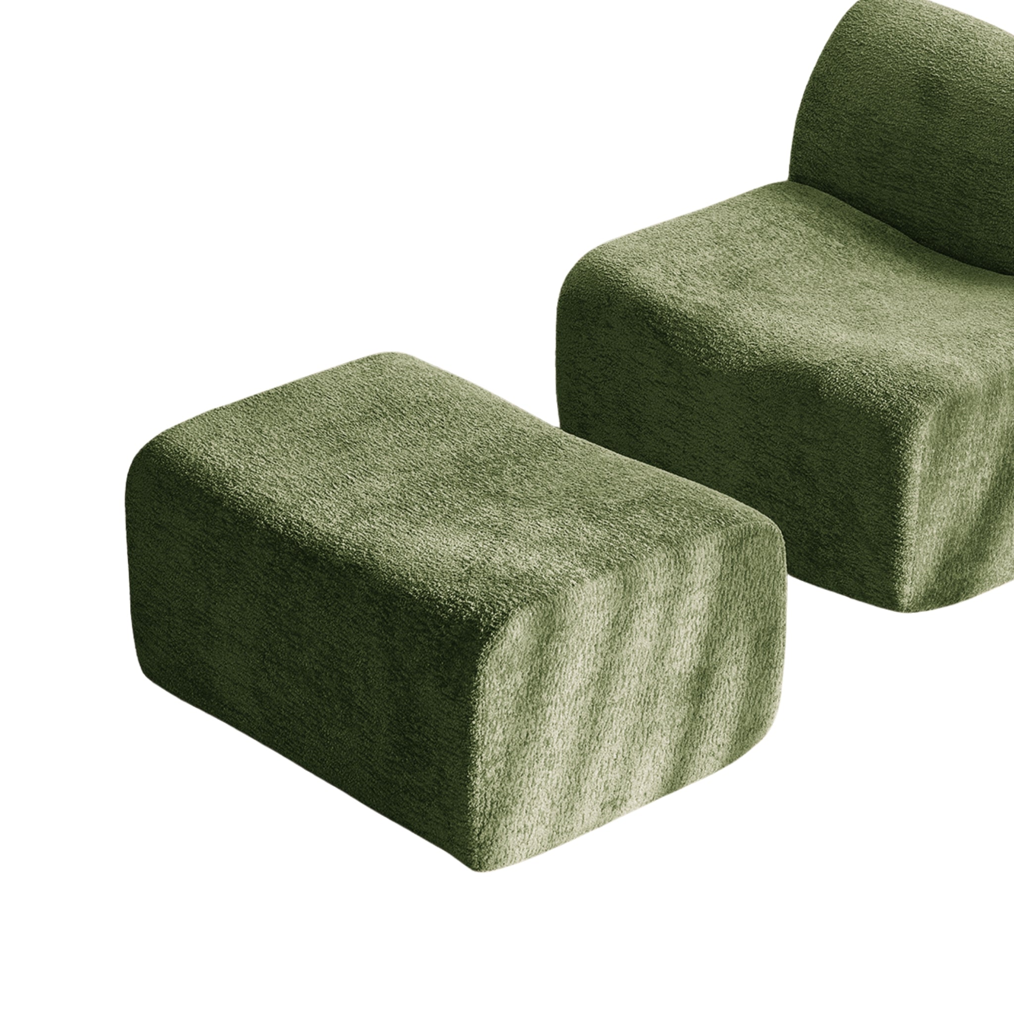 Nomad Lounge and Ottoman Set