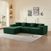 Tribeca 3 Seater Corduroy Sofa with Ottoman