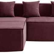 Tribeca 3 Seater Corduroy Sofa with Ottoman